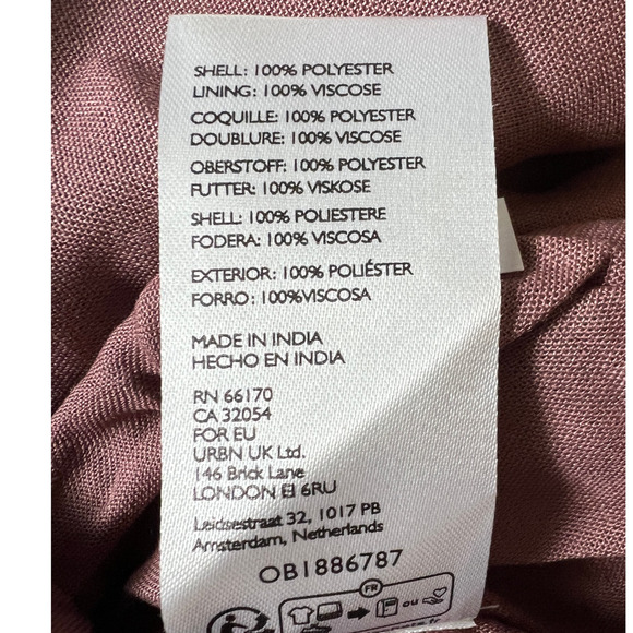 FREE PEOPLE WOMENS SIZE XSMALL PORTIA VELVET MINI DRESS PINK BOHO PRAIRIE - Picture 11 of 12